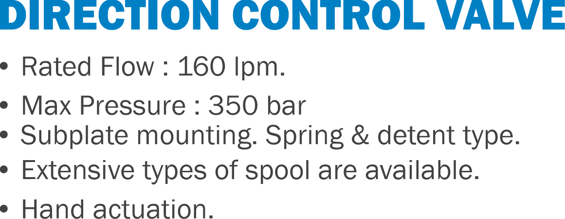 Direction Control Valve by JK Hydraulics